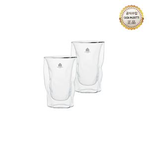 더블월 이엘로 이중유리컵 300ml 2P