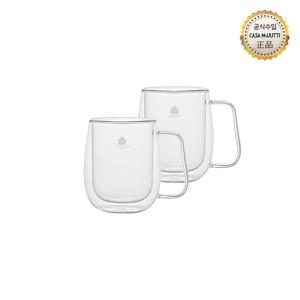 더블월 더치 이중유리컵 300ml 2P