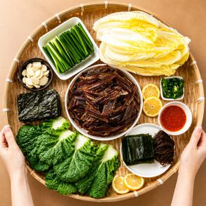 포항 구룡포 과메기 꽁치 10미20쪽 야채포함풀세트 3인분