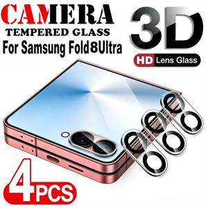Samsung Galaxy Z Flip 8/7용 4개 HD 강화 유리 카메라 렌즈 보호 필름, 고급 후면 카메라 보호 필름, 스크래치 방지, 휴대폰 액세서리, 정밀한 핏, 간편한 설치, 케이스 호환