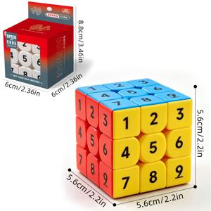 스도쿠 3X3 숫자 큐브 매직 퍼즐, 재미있는 속도 큐브 퍼즐, 축제 선물