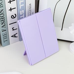 1개 간편 사각 삼중 접이식 거울, 풀 뷰 메이크업 거울, 화장대 거울, 초광각 접이식 거울, 다각도 플립 접이식 거울, 고화질 화장 거울, 인스타 스타일 소형 거울 뷰티 도구