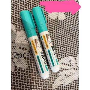 2개입 0.41oz 초대용량 보안 개인정보 보호 감열지 지우개, 흰색 팁 디자인, 신용카드 청구서 청소 도구로 적합, 은행 카드, 전화 청구서, 택배 영수증, 사무실용으로 사용 가능