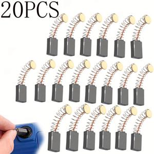 20개 모터 탄소 브러시 가정 장식용, 전동 모터 범용 교체 부품, 50# (5mm*8mm*13mm) 수리용으로 적합