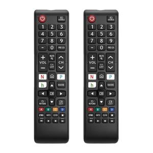 (2개입) 모든 삼성 TV용 신형 범용 리모컨, 모든 삼성 스마트 TV, LED, LCD, HDTV, 3D, 시리즈 TV와 호환되는 교체용 리모컨