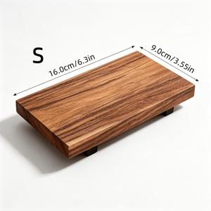 빈티지 스타일 직사각형 욕실 트레이(받침대 포함) 1/2개 - 원목 세면대 트레이, 나무 비누 받침대, 싱크대 스펀지 & 비누 디스펜서 보관 선반, 향수 & 화장품 정리 트레이, 욕실 수납 및 정리용, 샤워실, 다용도 트레이, 홈 데코, 욕실 액세서리