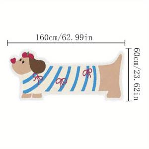 인조 캐시미어 1000G/M² 10Mm 소시지 강아지 인스 스타일 카펫 침실 침대 옆 매트 (부모님용) 긴 미끄럼 방지 카펫 거실 방용 푹신하고 부드러운 두꺼운 카펫