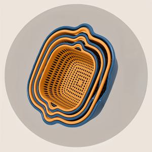 6개 세트 [3개 물기 제거 바구니 및 3개 보관 바구니] 보관 용기, 냉장고에서 안전, 재사용 가능한 다기능 주방 정리함, 과일, 채소 및 음식용, 이중 레이어 냉장고 물기 제거 및 보관 상자