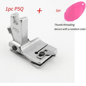 새 P5Q 발踏 발판 재봉틀 범용 집어넣기 발판 이음매 재봉 플루팅 집어넣기 플루팅 이음매 상단 및 하단 평면 주름