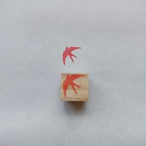 저널, 스크랩북킹 및 왁스 실에 적합한 왁스 실 나무 스탬프 - DIY 공예, 봉투, 편지 장식용 사각형 귀여운 제비 새 스탬프, 저널, 플래너, 선물 태그에 적합