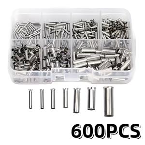 600개 압착 단자 페룰 세트, 슬리브형 케이블 러그, 0.5-6.0mm²용