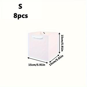 그녀/남자를 위한 선물 8개 사각 화이트 선물 가방, 꽃다발 토트백, 꽃 선물 꽃다발 인형 포장 선물 가방, 파티 답례품 용품, 발렌타인데이, 어버이날, 라마단 꽃 선물 포장 및 보관 용품