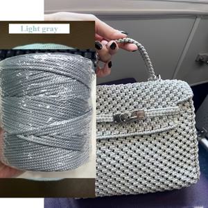 고품질 3mm 폴리에스터 마크라메 끈 - 가족과 친구를 위한 수제 생일 선물용, 생생한 혼합 색상, 코바늘 가방, 벽걸이, 카펫용