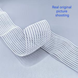 DIY 스커트 및 모자용 3.5야드(126인치) 롤 - / 40/50/60mm 오픈워크 레ース 테두리가 있는 레ース 신축성 리본 밴드, 허리밴드용 신축성 직조 테이프, 신발 및 모자 장식, 의류 재봉 액세서리