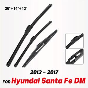 현대 싼타페 DM 2012-2017용 앞뒤 와이퍼 블레이드 세트 키트 - 윈드실드/윈드스크린 26
