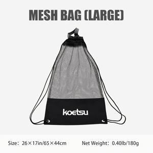 KOETSU 스노클 장비용 메쉬 스노클백, 대형 12