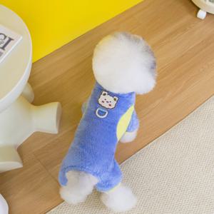 얇은 강아지 잠옷 겨울용 따뜻한 강아지 점프슈트 강아지 고양이 나이트셔츠 원피스 치와와 요키 푸들 남자 강아지 옷