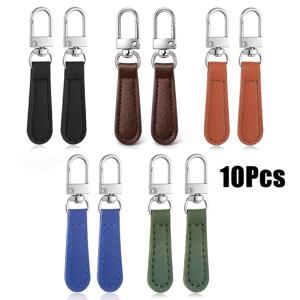 가죽 지퍼 당김 고리 교체용 탭 6개/10개 - , 백팩, 재킷, 핸드백용 분리형 DIY 수리 키트