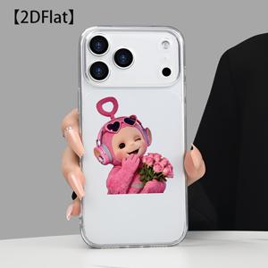 헤드폰과 부케를 든 2D 평면 인형 패턴 휴대폰 케이스, 프리미엄하고 우아한 반투명 무광 질감, 미끄럼 방지, 황변 방지, 내마모성, 휴대폰 케이스 도매 공급원, UV 프린팅. 아이폰 17, 16, 15, 14, 13, 12, 11용. 슈퍼볼 스포츠 요소, 부활절 선물, 라마단 선물, 밸런타인데이 선물, 생일 선물, 친구, 가족, , 남자친구를 위한 선물