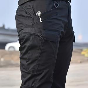 남성용 택티컬 카고 바지, 다기능 포켓, 내구성, 건설 작업 바지, 야외 하이킹에 적합, 봄/가을 스타일 (벨트 미포함)