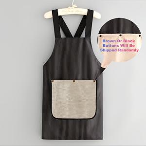 탈부착 가능한 두꺼운 핸드 타월 앞치마, 교체용 타월 포함 – 탈부착식 타월이 있는 흡수성 주방 앞치마, 버튼 색상 랜덤. 요리, 베이킹, 그릴용. 남성, 여성, 어머니의 날 선물을 위한 스타일리시한 남녀공용 디자인. 현대적인 고급 가정용