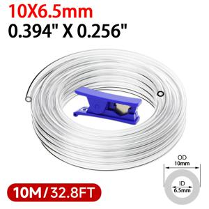 10미터 32.8피트 폴리우레탄 PU 호스, 공압 에어 튜브, 외경 4mm/6mm/8mm/10mm, 공압 시스템, 항공사 및 유압 응용 분야를 위한 비전기 전원 작동, 수도 공급 추가