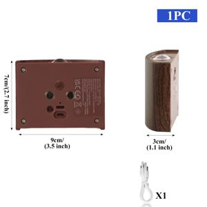 GDLUOAO 스마트 LED 벽등 USB 충전식 모션 센서 조명, 디머 및 무선 마그네틱 설치 기능 포함, 계단, 침실, 캐비닛, 거실, 지하실에 적합 - 천장/벽걸이용 무단계 조절식 CCT 무드등