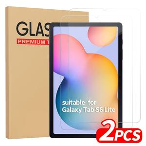 갤럭시 탭 S6 라이트 10.4인치 2024/2022/2020용 태블릿 액정 보호 필름 2매, SM-P620P625P613P619P610P615용 강화 유리 필름, 9H 경도, 스크래치 방지, 지문 방지