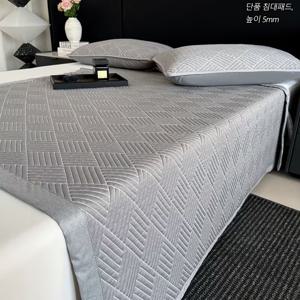 여름 시원한 통기성 PE 매트리스패드 쾌적한 수면 냉감 커버 미끄럼방지 고정밴드 세탁가능
