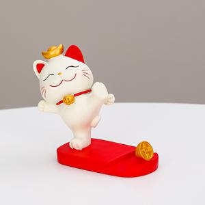 「국내발송」귀여운 카툰 스탠드 휴대폰 및 태블릿에 적합한 스탠드 사무실 데스크 장식품