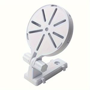 1pc 유니버설 조절 가능한 벽걸이 브래킷, 스마트 보안 카메라용, ABS 소재, 드릴 없음 접착식 설치, 가정 감시 시스템과 호환 가능