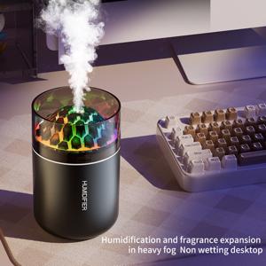 새로운 미니 가습기, USB 전원, 저소음 작동, 다양한 환경에 적합