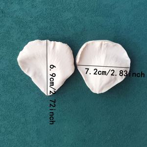 장미 꽃잎 모양 시뮬레이션 실리콘 몰드, 사탕 케이크 장식 도구, 설탕 공예 몰드, 초콜릿 모양 만들기 레진 몰드, 베이킹 도구
