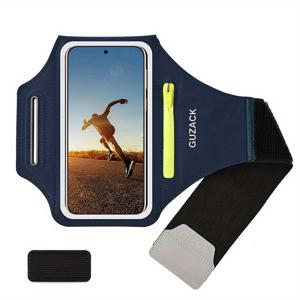 1pc Zipper Poet Running Armband for iPhone 17 16 15 14 13 12 Pro Max Men Women Cycling Touch Screen Phone Car Key Storage Arm Bags