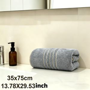 세 가지 색상 옵션 선택 가능, 울트라 소프트 산호초 수건, 사이즈 13.78x29.53인치, 속건성, 흡수성, 경량. 가정, 호텔, 스파용으로 적합하며, 야외 피트니스 및 캠핑에 이상적인 선택 - 청소용 천 및 선물 구매자를 위한 완벽한 크리스마스 선물