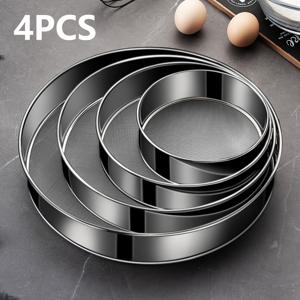 4pcs 스테인레스 스틸 수동 베이킹 스크류 - 밀가루, 코코아, 설탕 등으로 쉽게 청소할 수 있는 주방 스크류 - 밀가루, 설탕, 베이킹 필수품에 이상적 - 베이킹 도구 | 현대 주방 용품 | 내구성 있는 주방 스크류, 베이킹 용품
