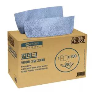 킴테크 와이퍼대형 350x430mm 200매 BOX 부품 소모품 자재 파츠