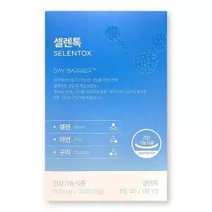 데이배리어 셀렌톡 500mg X 30정 1박스 항산화 셀레늄 아연 구리