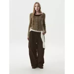 [후아유](마산점)Wide Cotton Nylon Cargo Pants(F) / WHTAG3821F