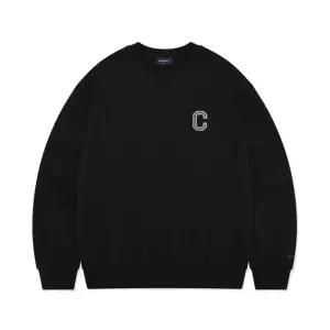 커버낫 COVERNAT C 로고 맨투맨 Black CO2503CR03BK