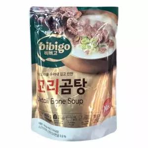 비비고 꼬리곰탕 460G X 4 캠핑국물요리 간편국 진한곰탕