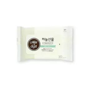 [RGK711RS]하늘선물 물티슈 10매 휴대용 아기물티슈 유아