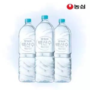 농심 백산수 무라벨 2L X 24개 천연암반수 생수