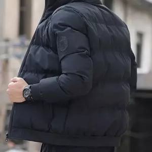 데일리 남성 경량 패딩 스탠드넥 남자 숏 패딩 아우터 겨울