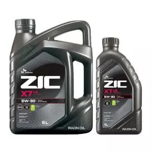 메온셀 ZIC X7 LS 5W30 6L+1L 7L Set C2C3 지크 합성 디젤 엔진오일