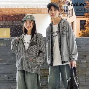 [소이] 남자 가을이월 루즈핏라운드티(26S5406)
