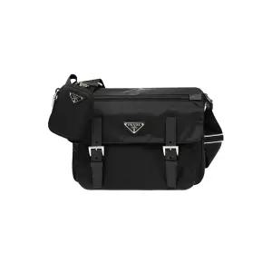 [PRADA] 26FW 삼각 로고 벨라 포켓 숄더백 블랙 1BD953 RV44 F0002