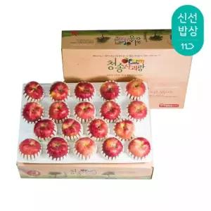 청송사과 정품사과 4kg 19~21과 팬캡포장 / 홍로