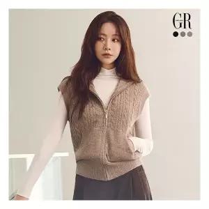 26FW 시퀸 케이블 집업 베스트 3종