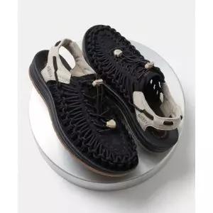 KEEN 유니크 남성 샌들 Black/Plaza Taupe